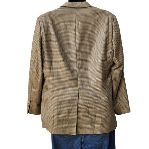 Lauren Ralph Lauren Blazer Men Sz 44 R Wool Silk Multicolor Designer‎ 2 Button - Picture 3 of 9